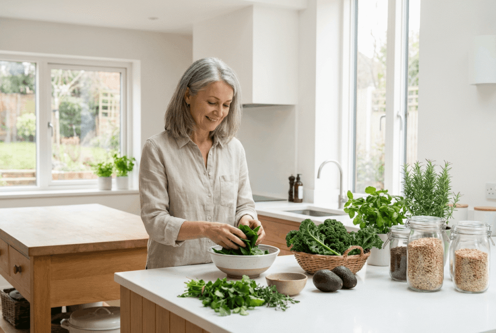 healthy lifestyle to reduce hair thinning after 50